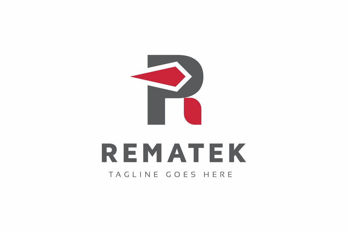 Rematek R Letter Logo example image 1
