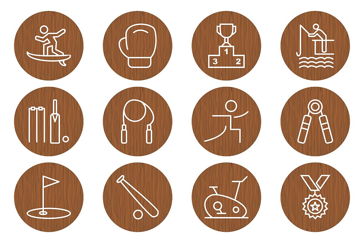 Set Of Sports And Game Icons example image 1