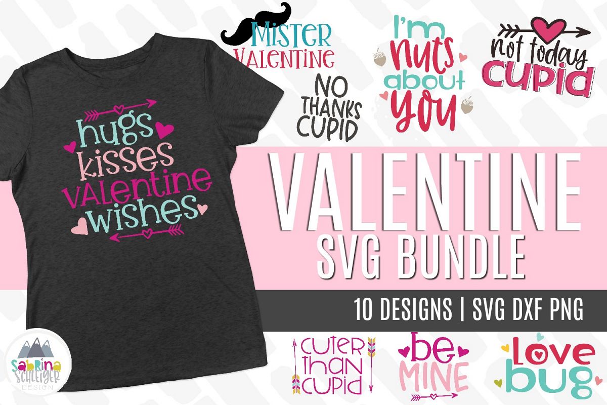 Valentine SVG Bundle example image 1