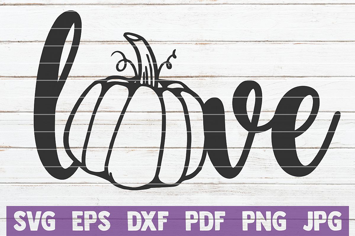 Pumpkin Love SVG Cut File example image 1