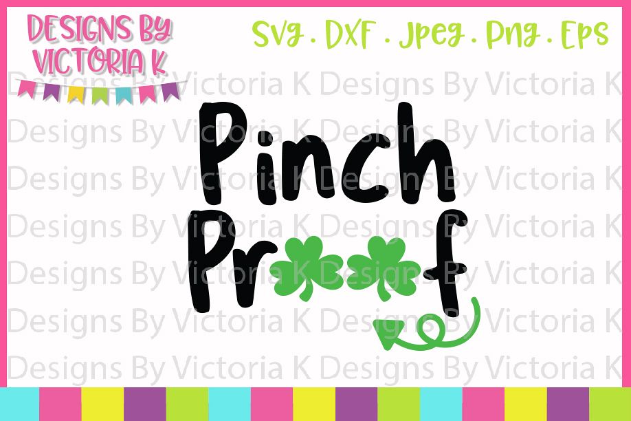 St Patrick's Day, Pinch Proof, Pinch me, SVG, DXF, PNG example image 1