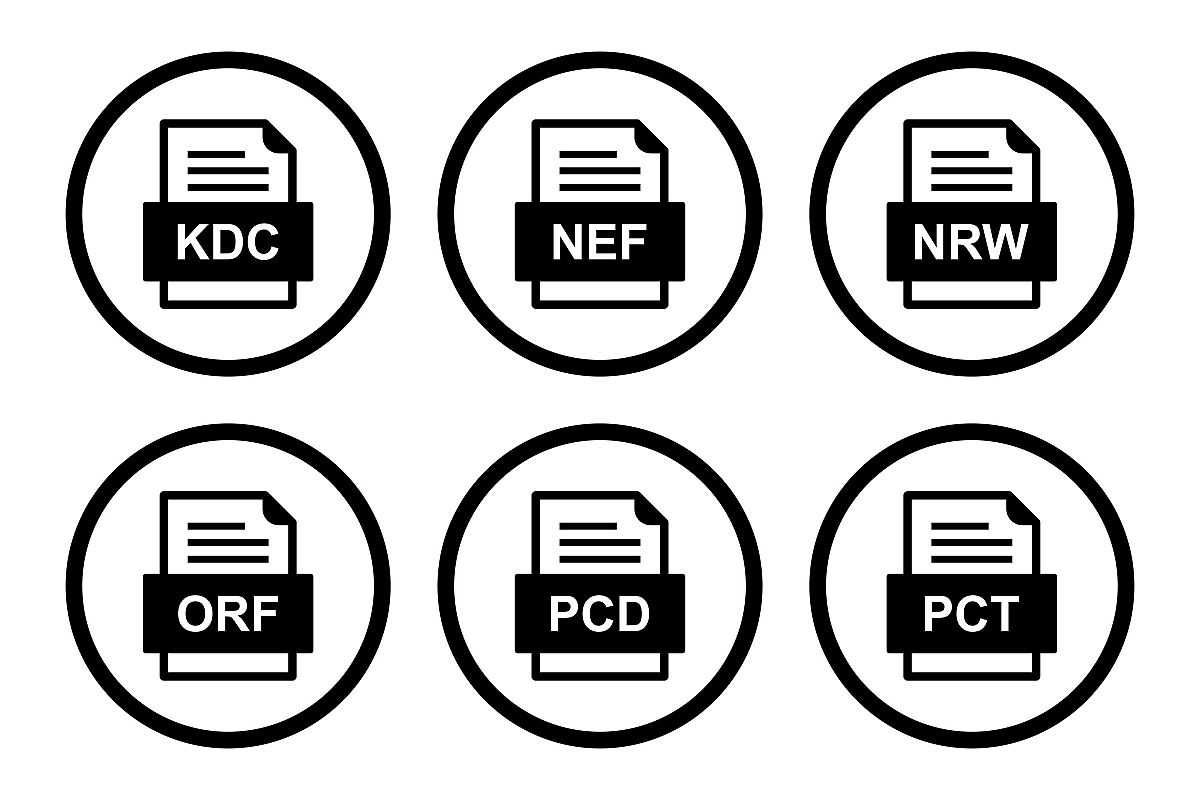 Set Of File Formats Icons example image 1