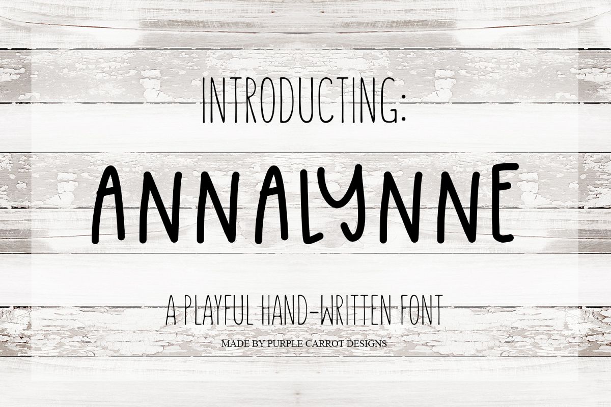 Annalynne Font example image 1
