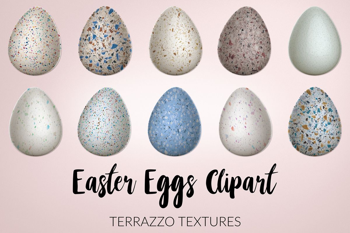 Easter Eggs Clipart example image 1