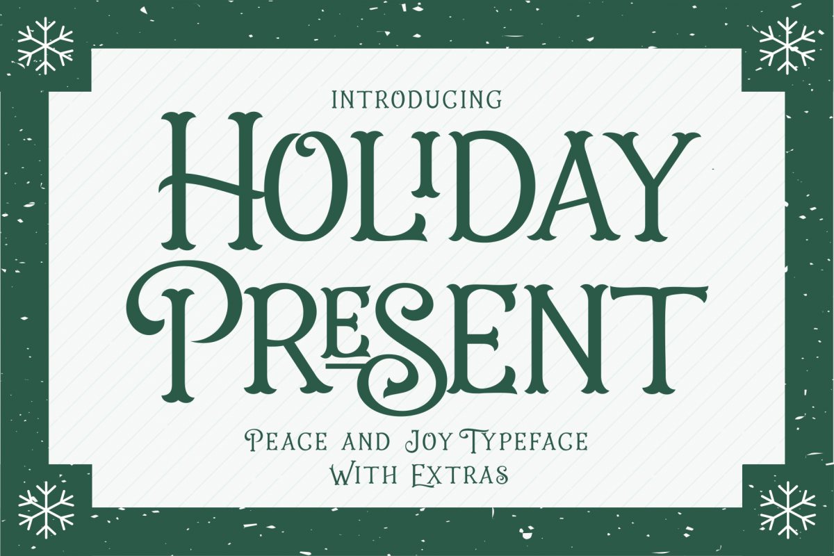 Holiday Present Fonts example image 1