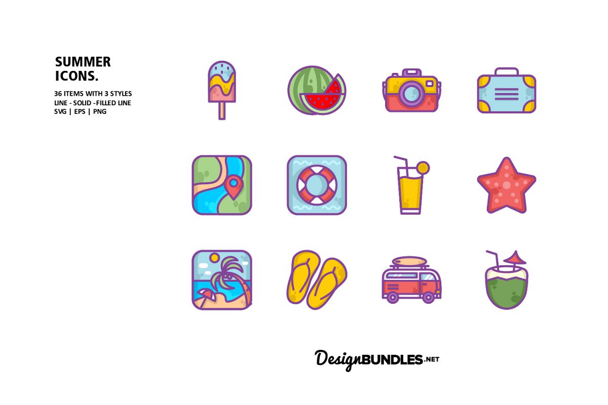 Summer Icons example image 1
