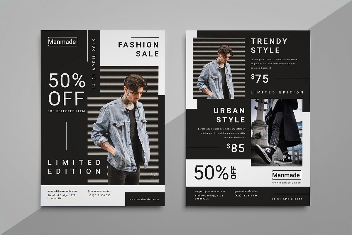 Man Made - Fashion Flyer example image 1