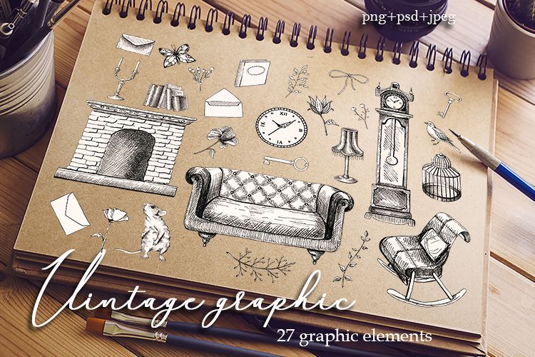 Vintage graphic example image 1