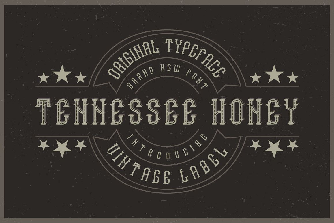 Tennessee honey font example image 1