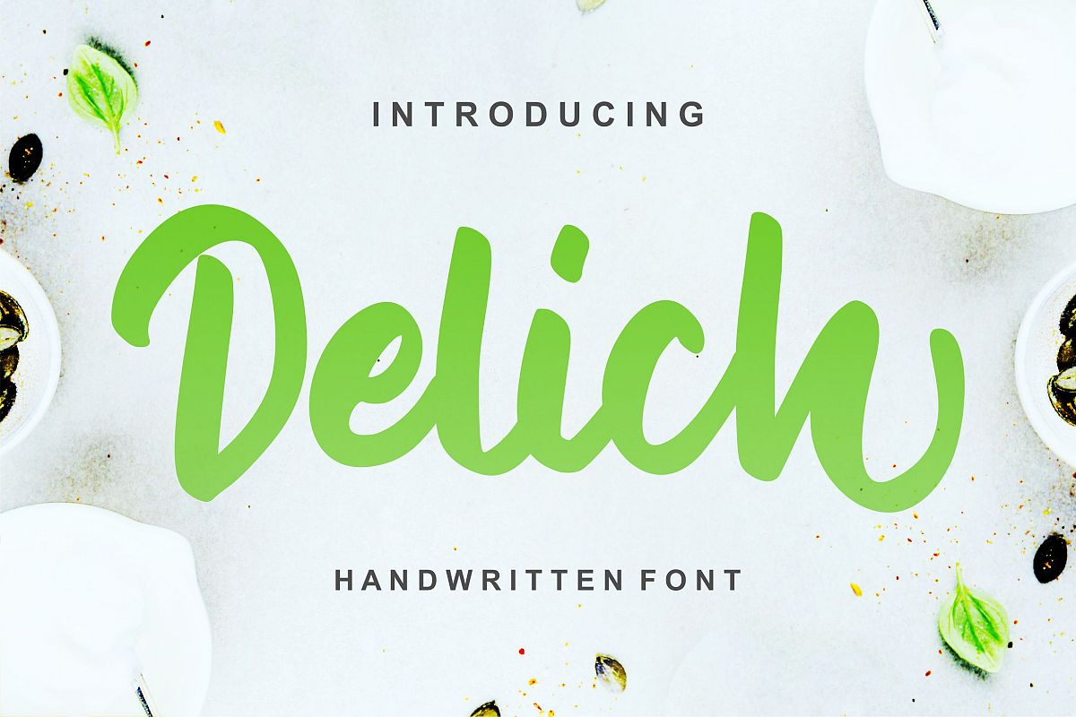 Delich | Handwritten Script Font example image 1