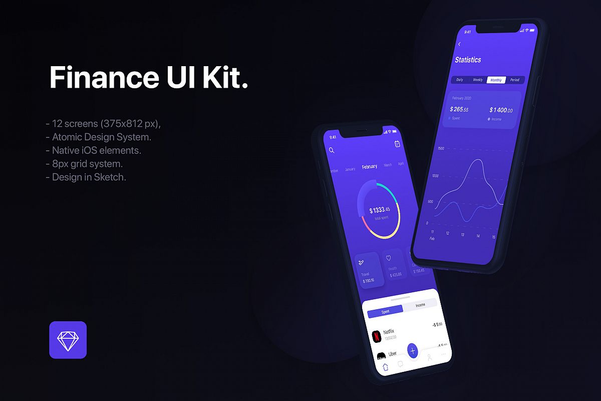 Finance UI Kit example image 1