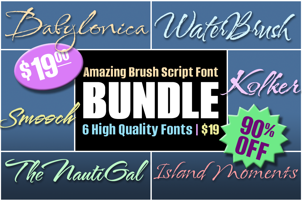 Amazing Brush Scripts-- HUGE DISCOUNT! example image 1
