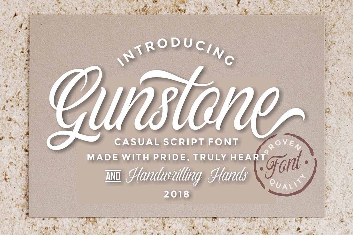 Gunstone Script example image 1