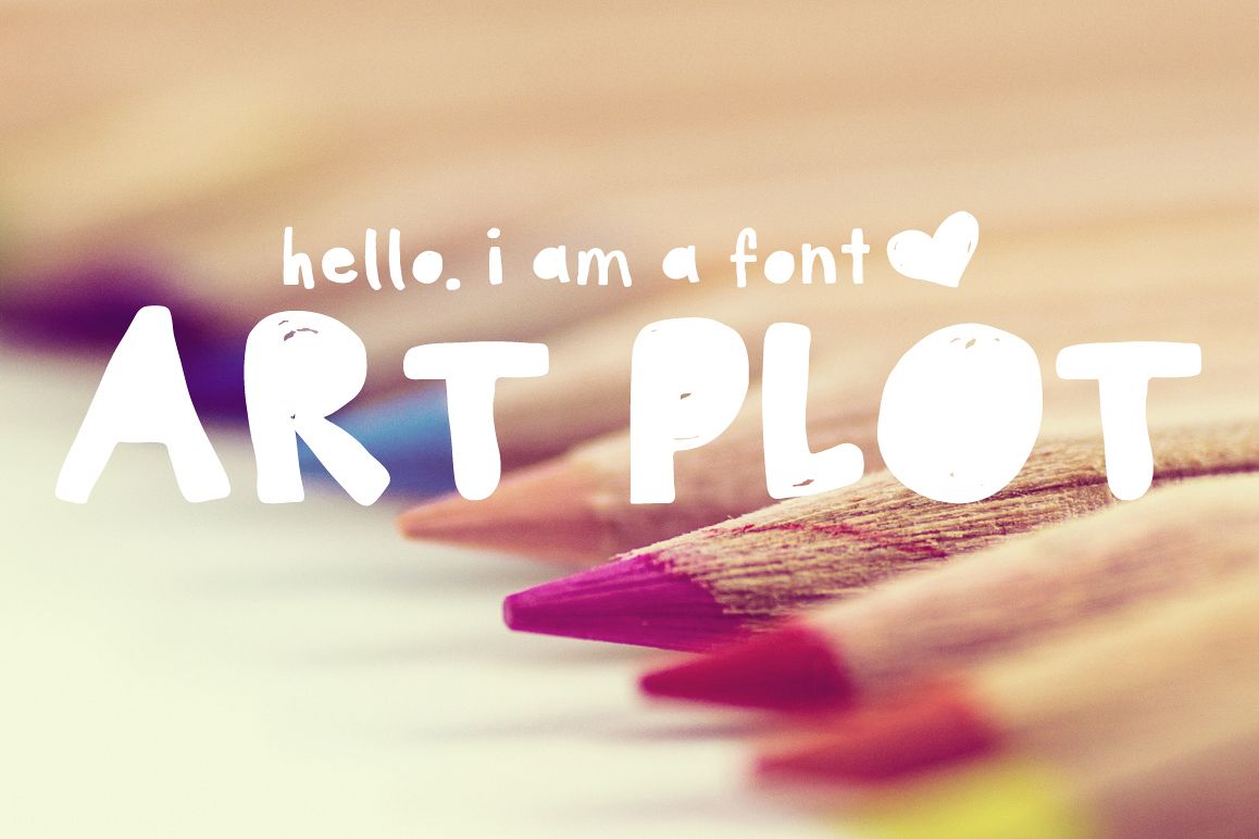 Art Plot Bold Hand Drawn Font example image 1