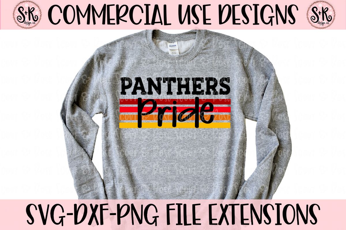 Panthers Pride SVG DXF PNG example image 1