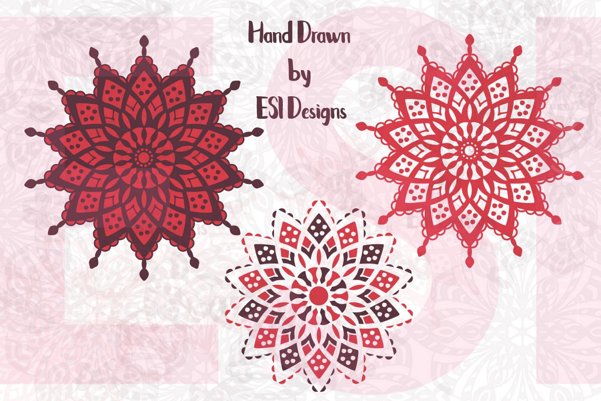 Mandala Designs Set 2 example image 1