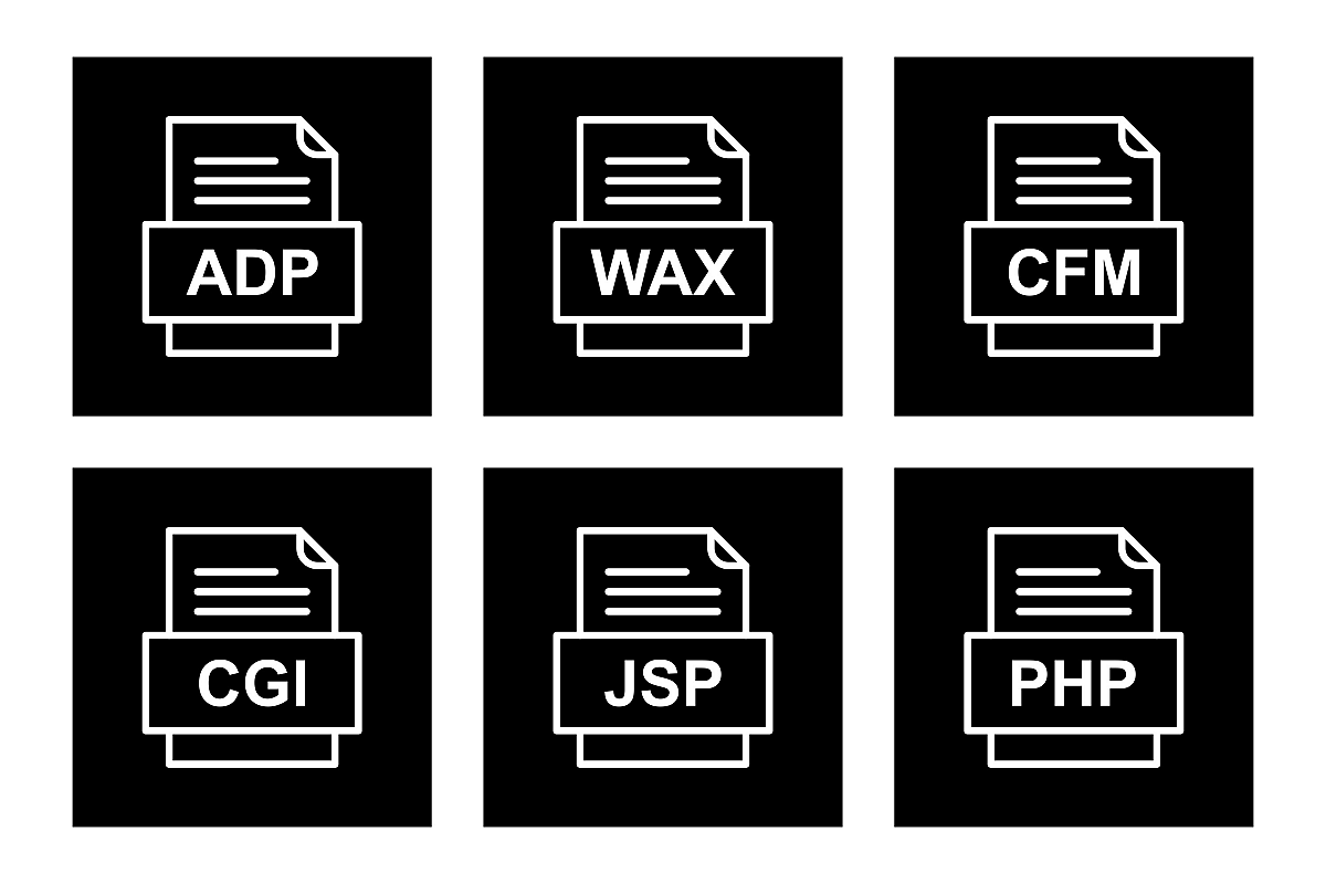 Set Of File Formats Icons example image 1