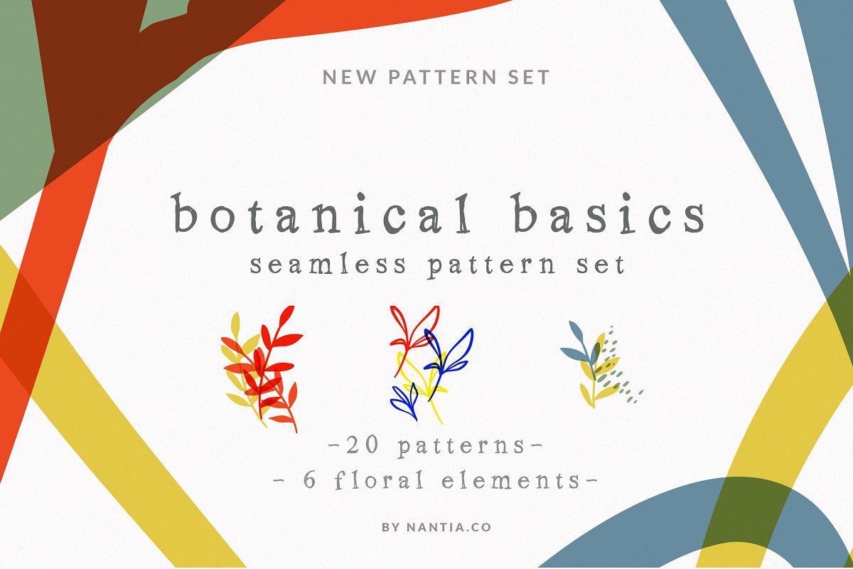 Botanical Basics Pattern Set example image 1
