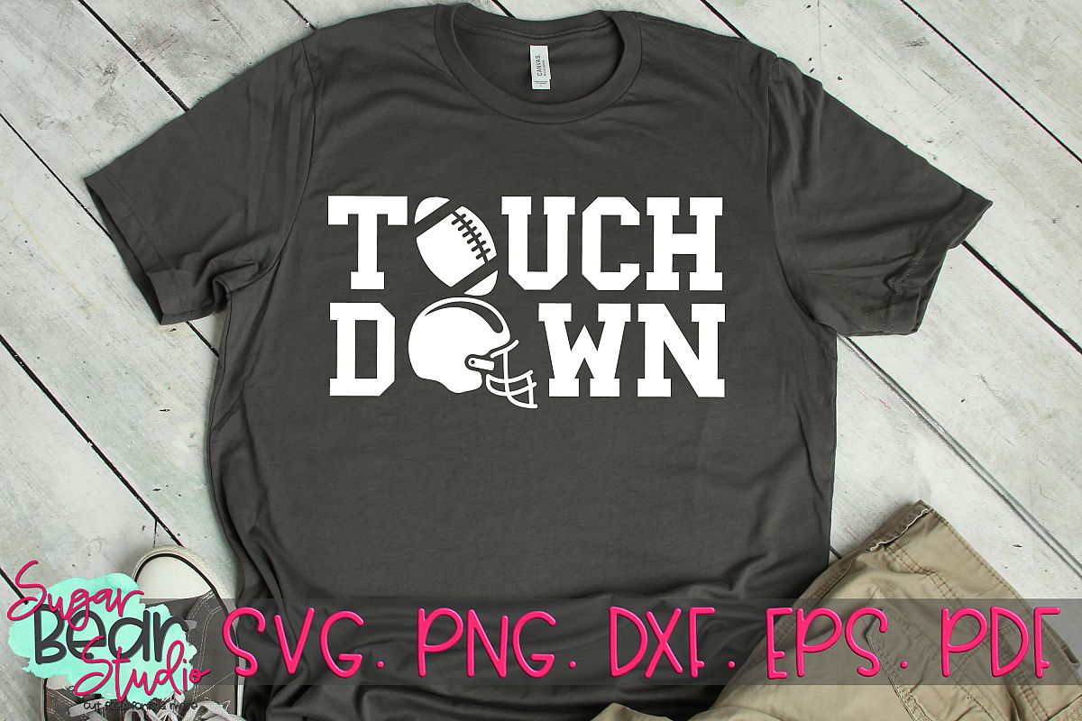 Touch Down - A Football SVG example image 1