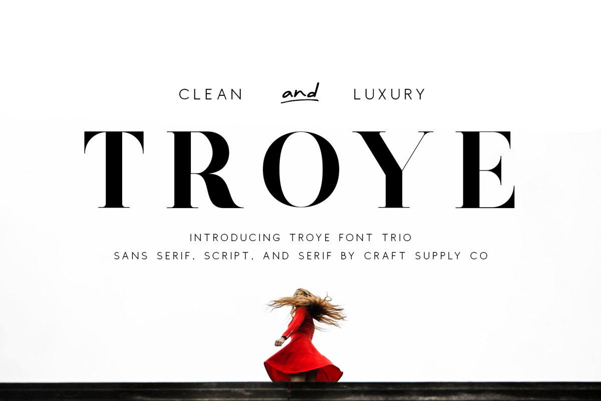 Troye Font Trio example image 1