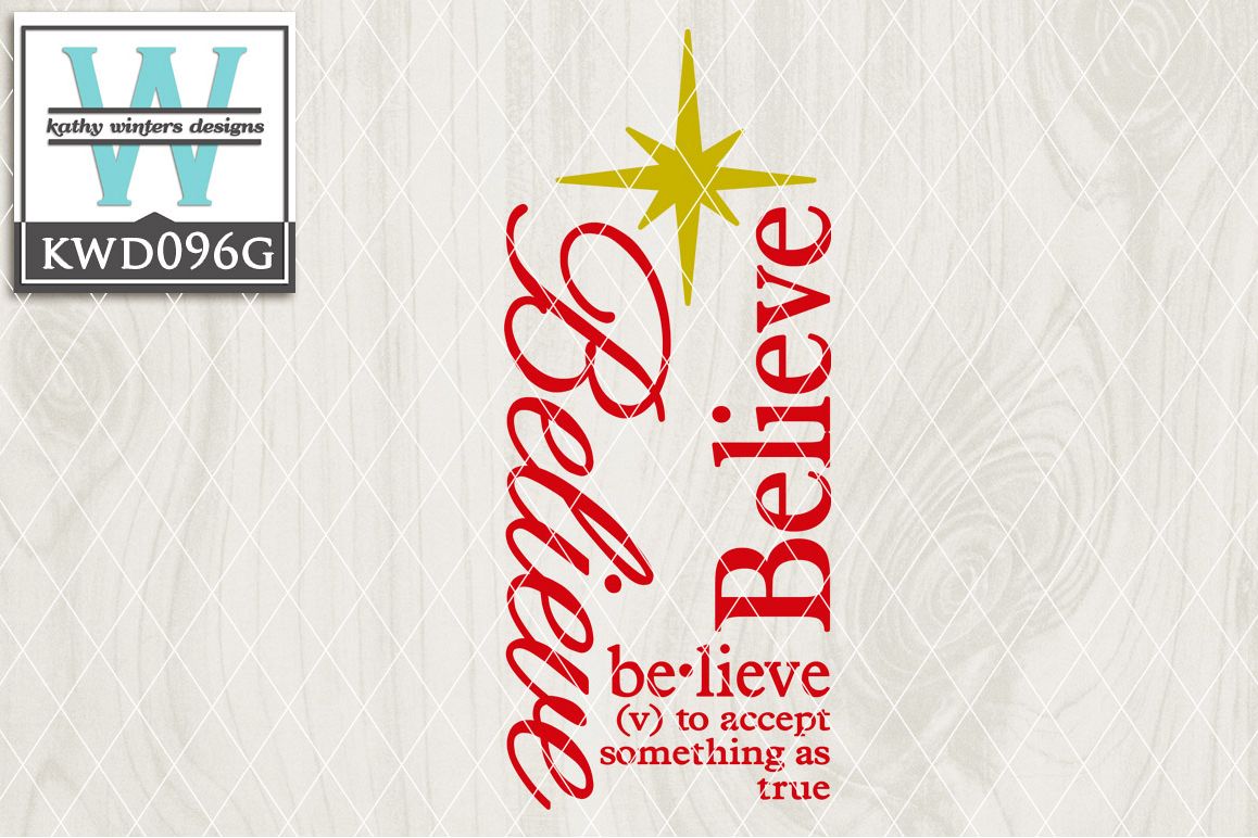 Christmas Cutting File KWD096G example image 1