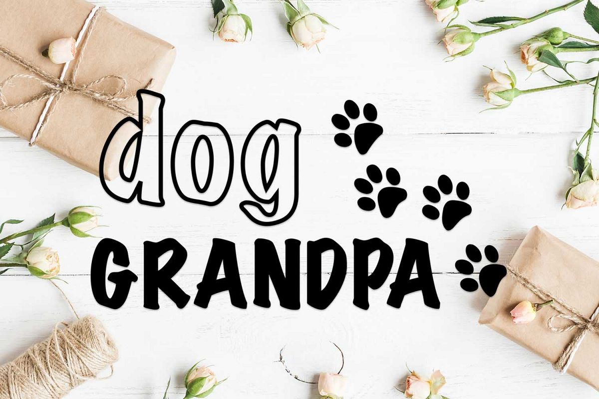 Download Dog grandpa svg design. (279343) | Illustrations | Design ...
