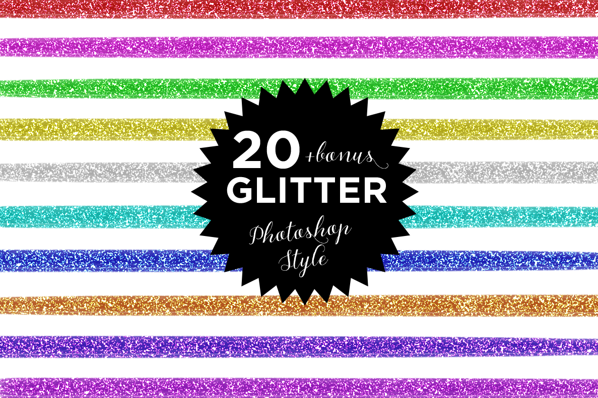 20 Glitter Photoshop style example image 1