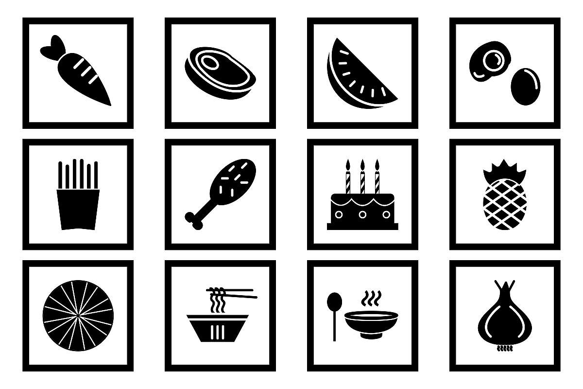 Set Of Food Icons example image 1