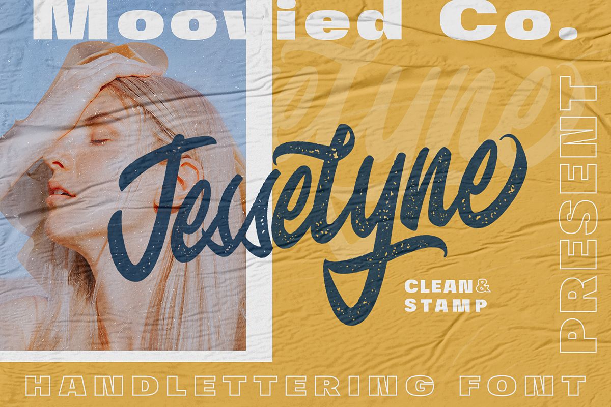 Jesselyne Script Clean & Rough example image 1