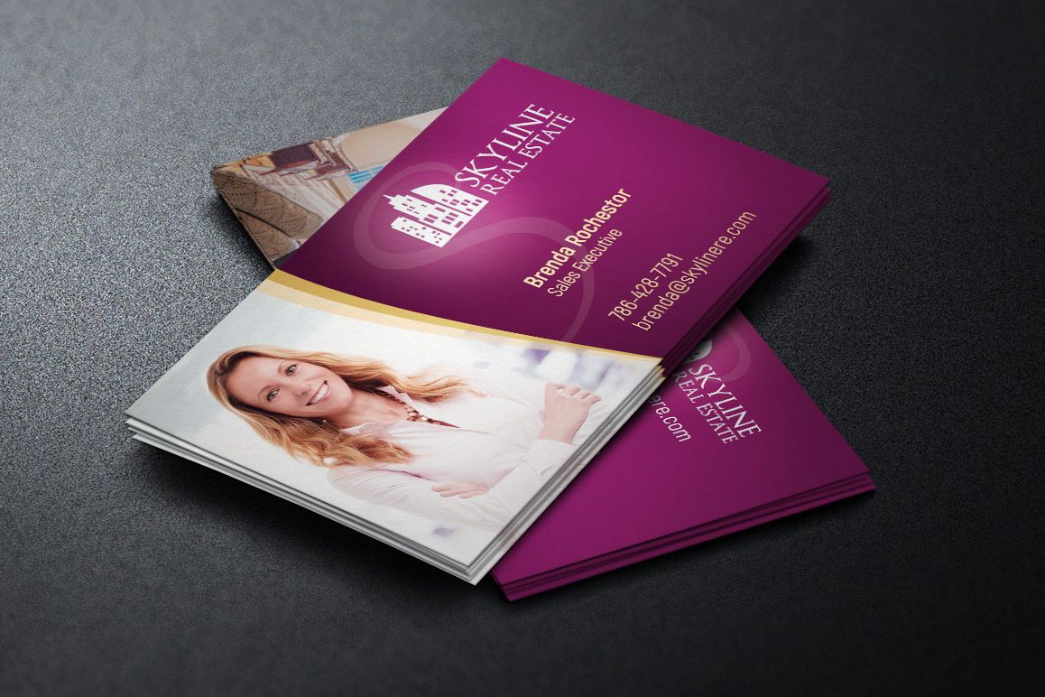 Real Estate Business Card Template example image 1