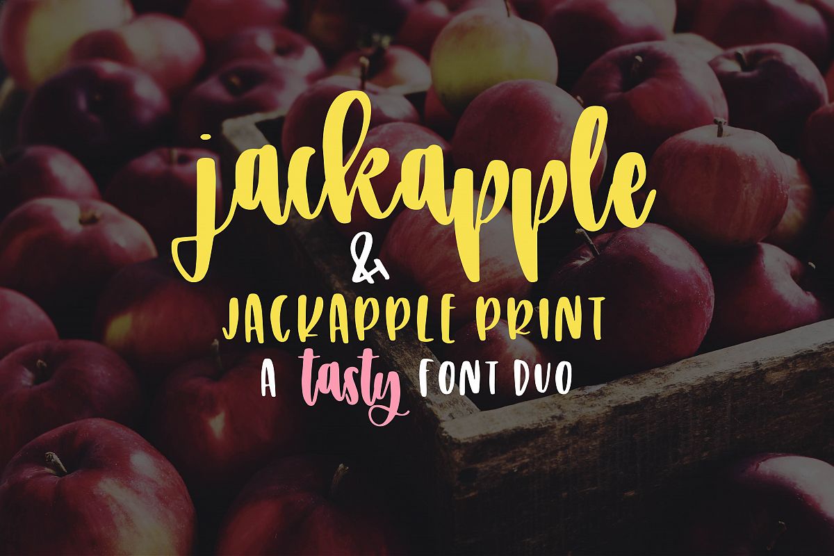 JackApple - A Tasty Font Duo example image 1