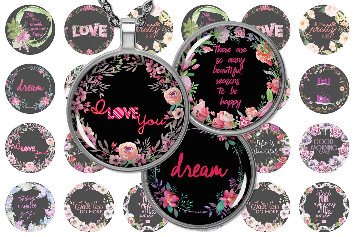 Life Quotes,Quotes Digital Collage Sheet,Motivational Prints example image 1