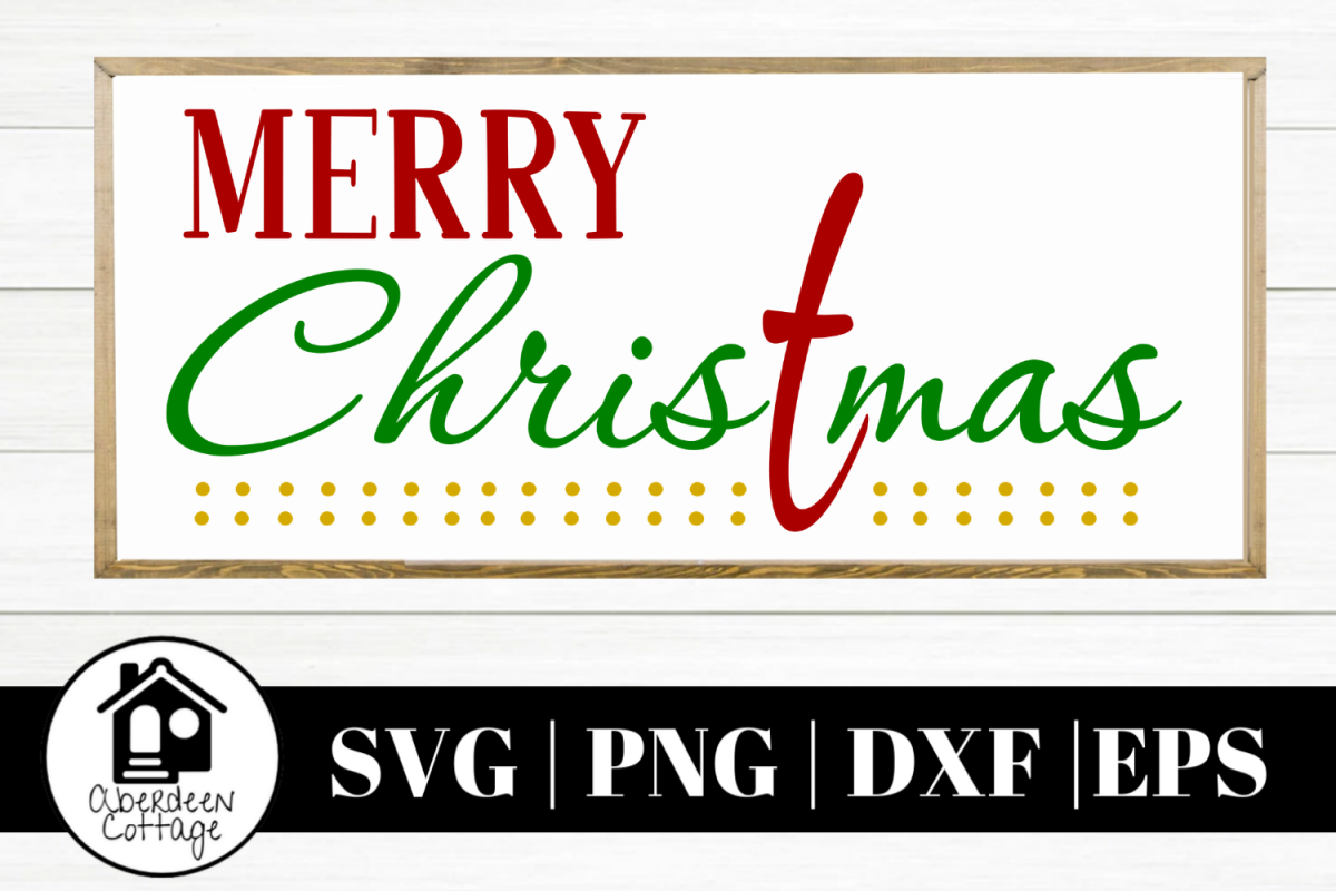 Merry Christmas 8 Design SVG | PNG | DXF | EPS example image 1