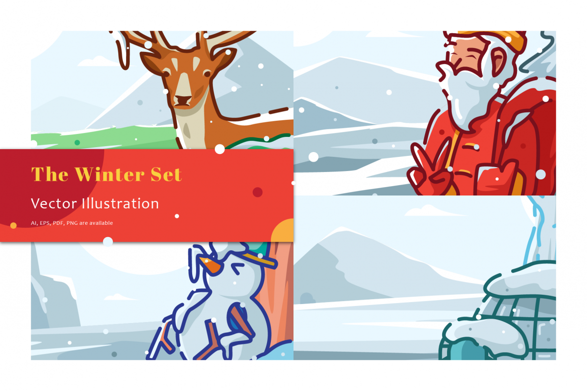 The Winter Illustration Set example image 1