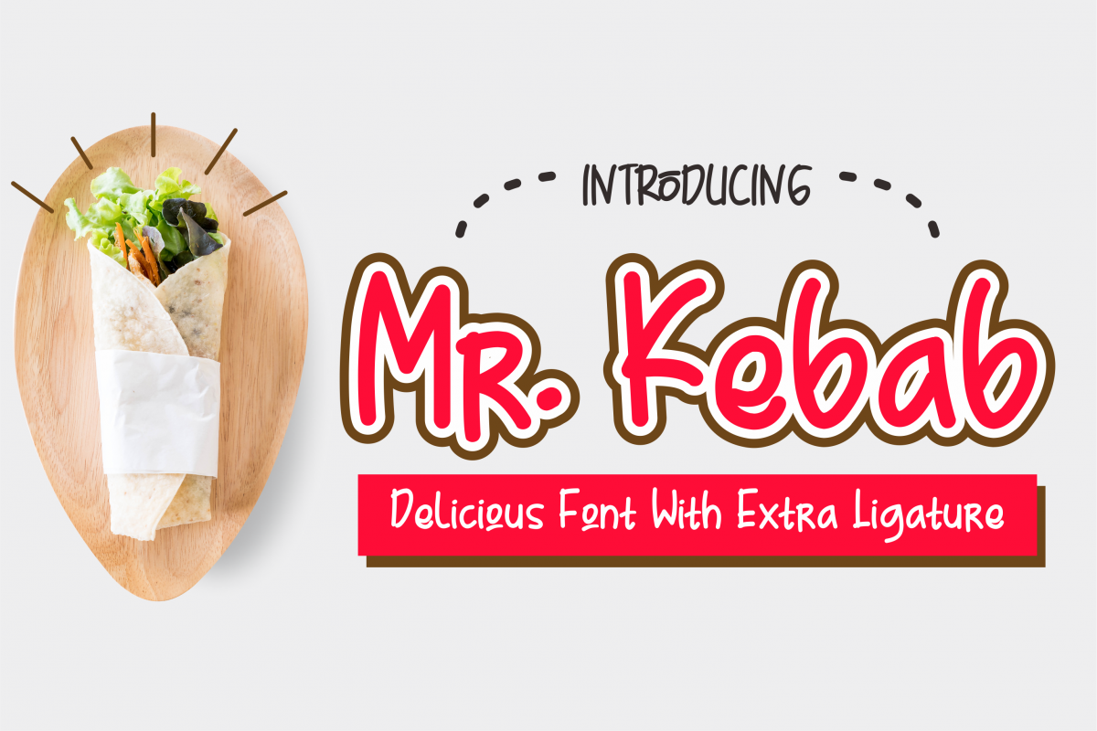 Mr. Kebab - Script Font example image 1