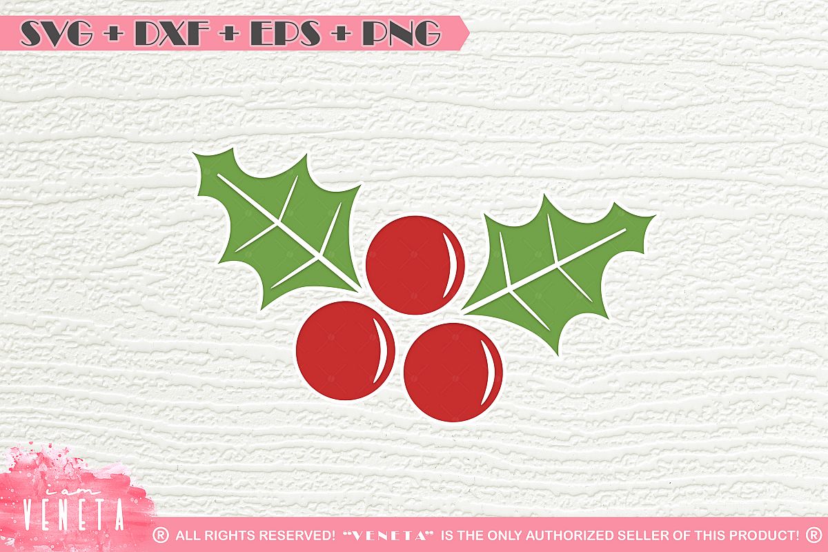 Download Berryes | Christmas | Mistletoe | SVG DXF EPS |Cutting File