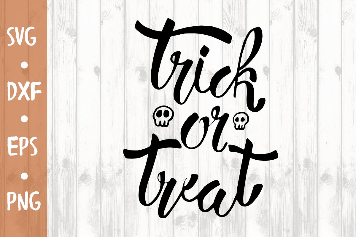Trick or treat SVG CUT FILE example image 1