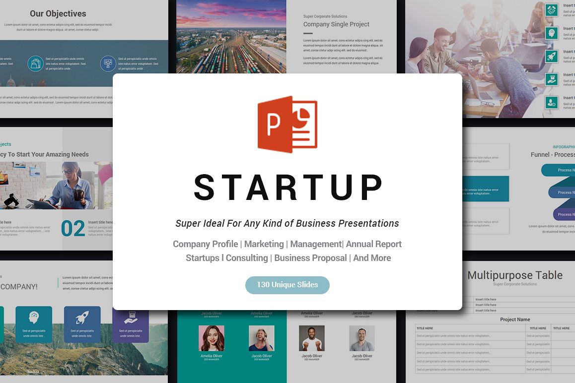 Startup PowerPoint Template example image 1