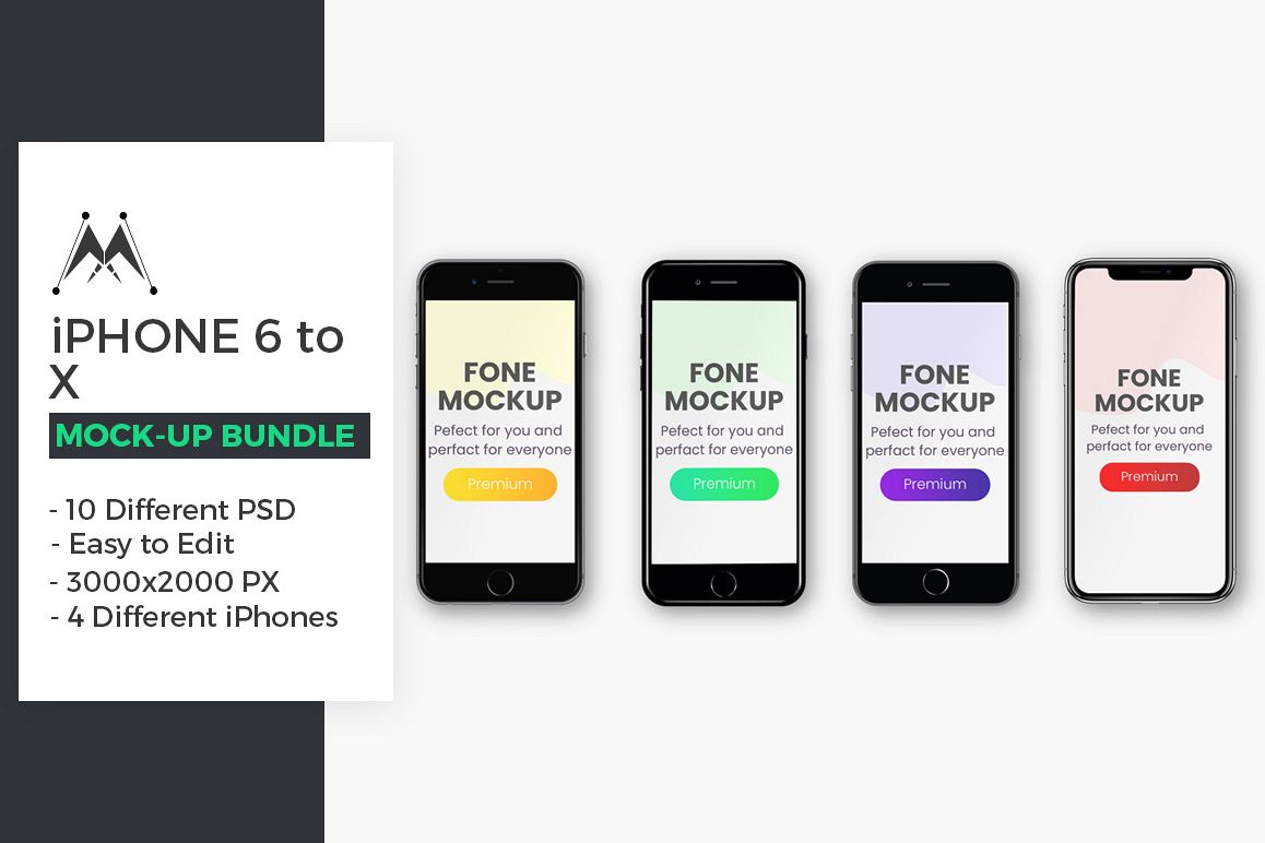 iPhone Mockup Bundle example image 1