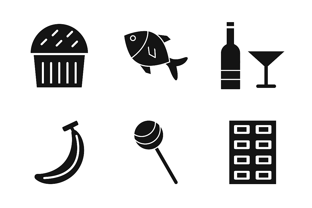 Set Of Food Icons example image 1