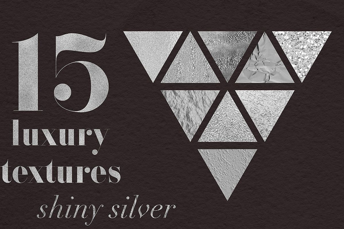 Luxury Silver Textures example image 1