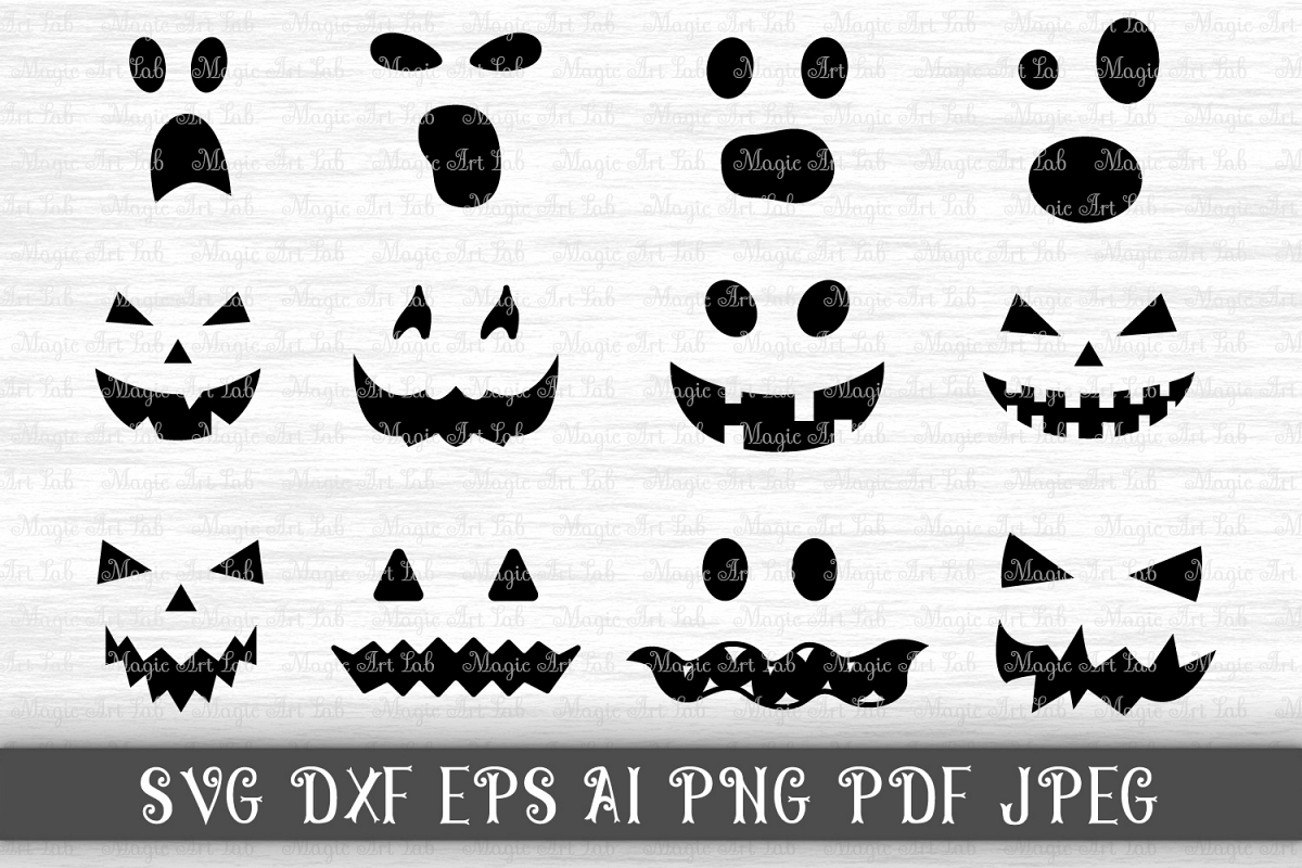 Download Halloween SVG, Jack of the lantern SVG, Pumpkin face SVG