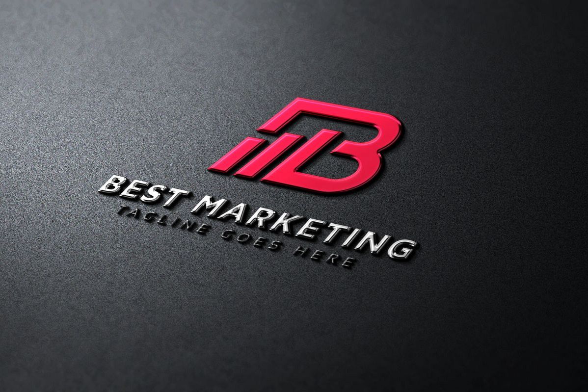 Best Marketing B Lettre Logo example image 1