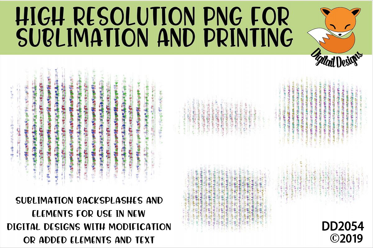 Bead Curtain Sublimation Background Element Bundle example image 1
