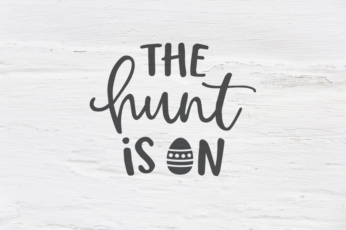 The hunt is on SVG, EPS, PNG, DXF example image 1