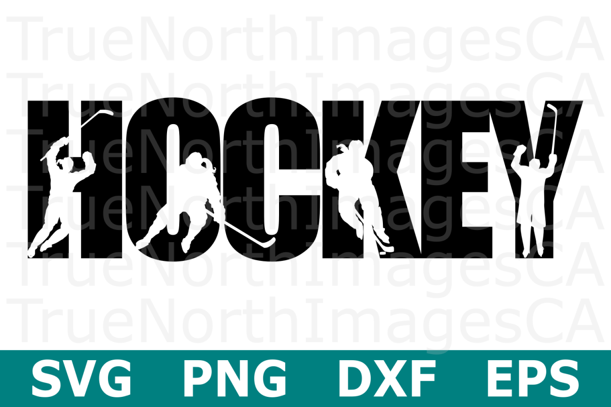 Female Hockey Players - A Sports SVG Cut File example image 1