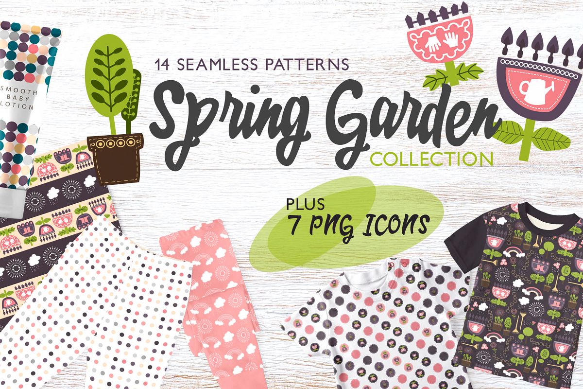 Spring Garden Pattern Collection example image 1