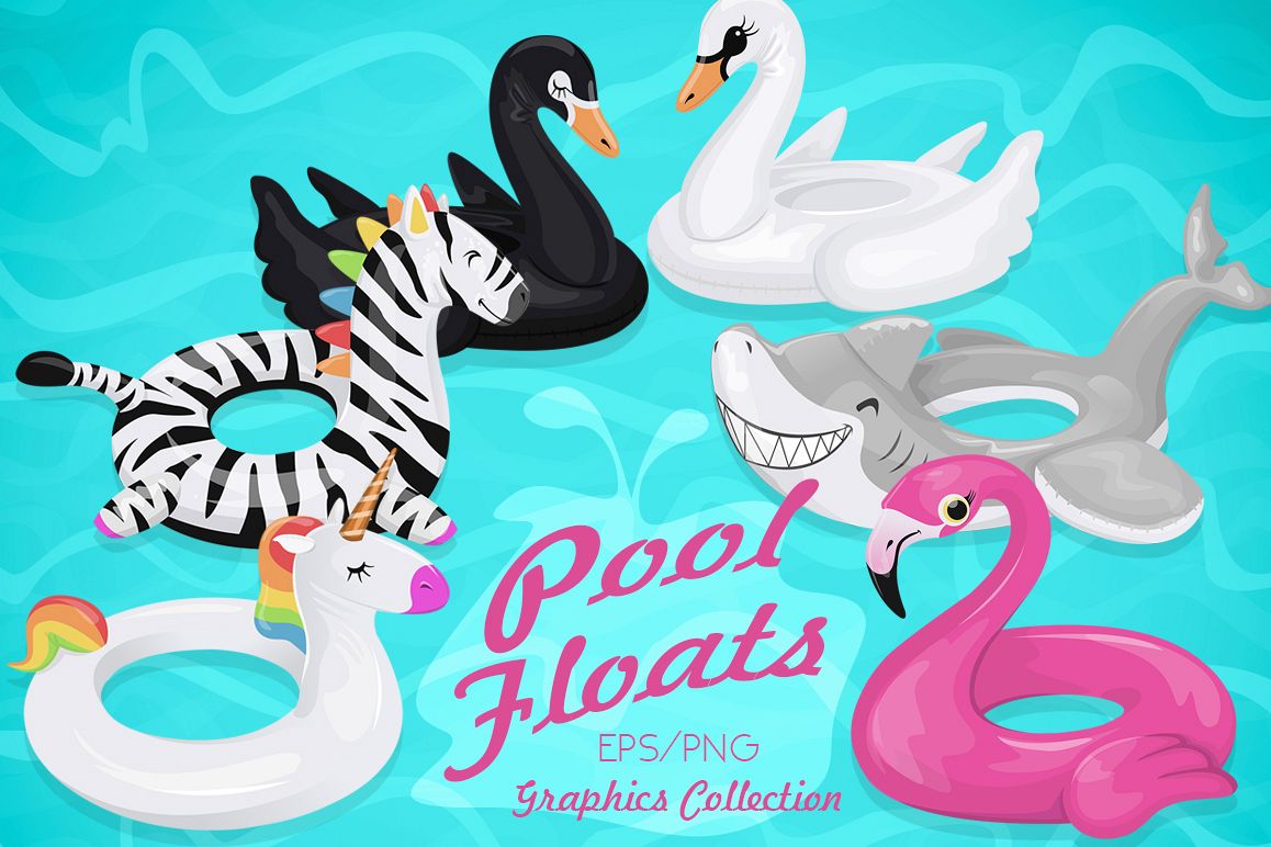 Summer Pool Floats Collection example image 1