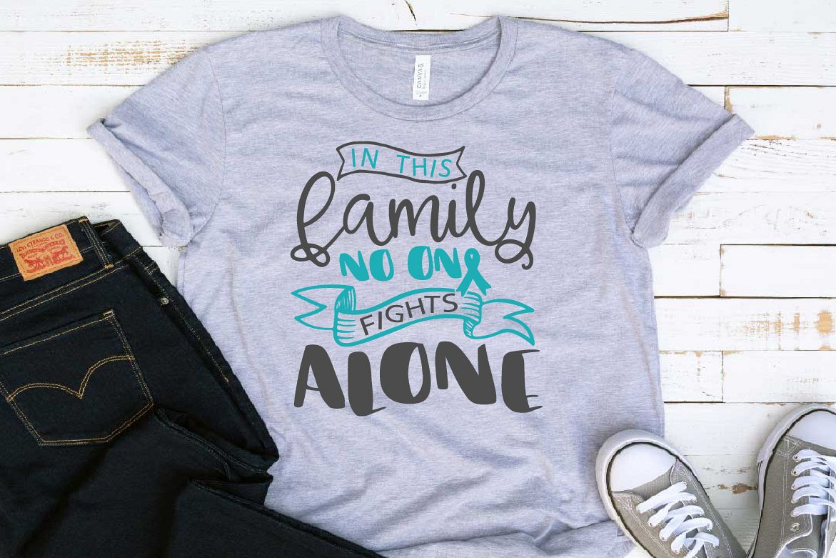 In this family no one fights alone Survivor Ovarian Cervical example image 1