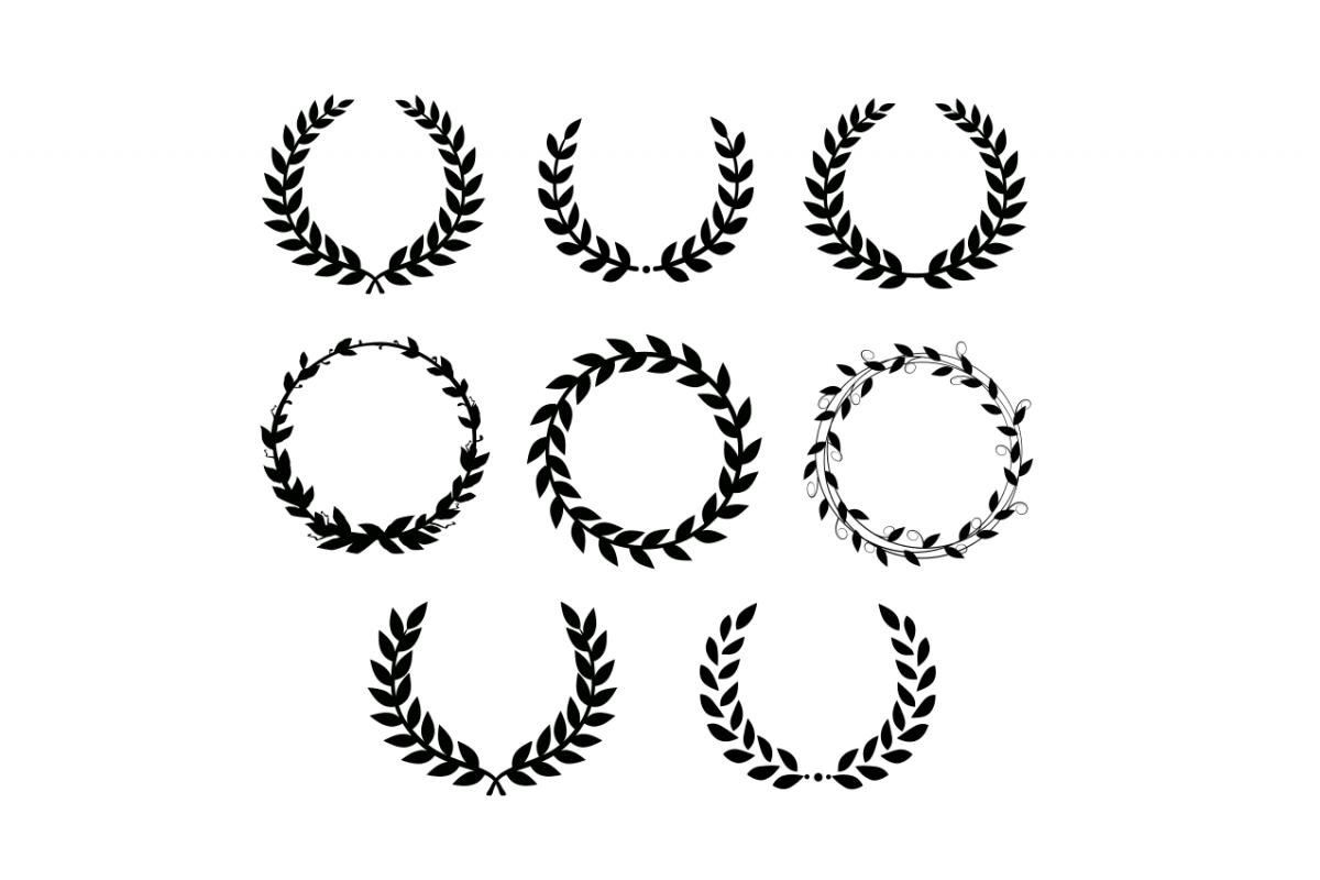 Laurel wreath SVG (62728) | SVGs | Design Bundles